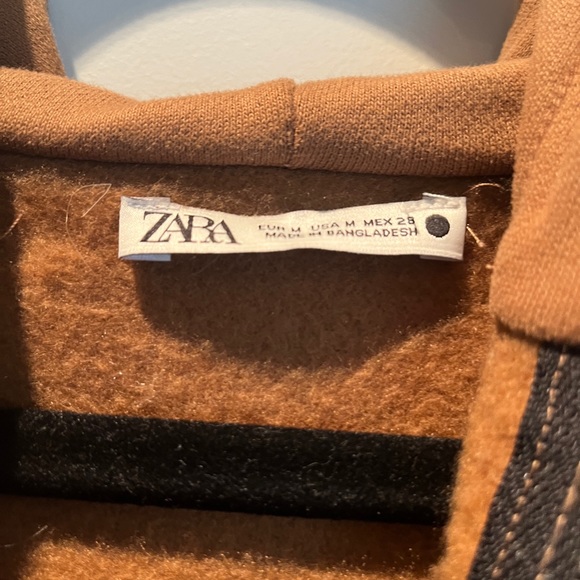Zara Long Sweatshirt Jacket - Picture 3 of 3